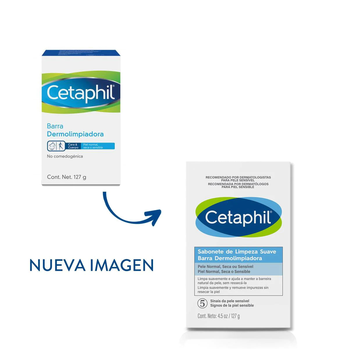 Cetaphil Barra de Limpieza Suave 127g