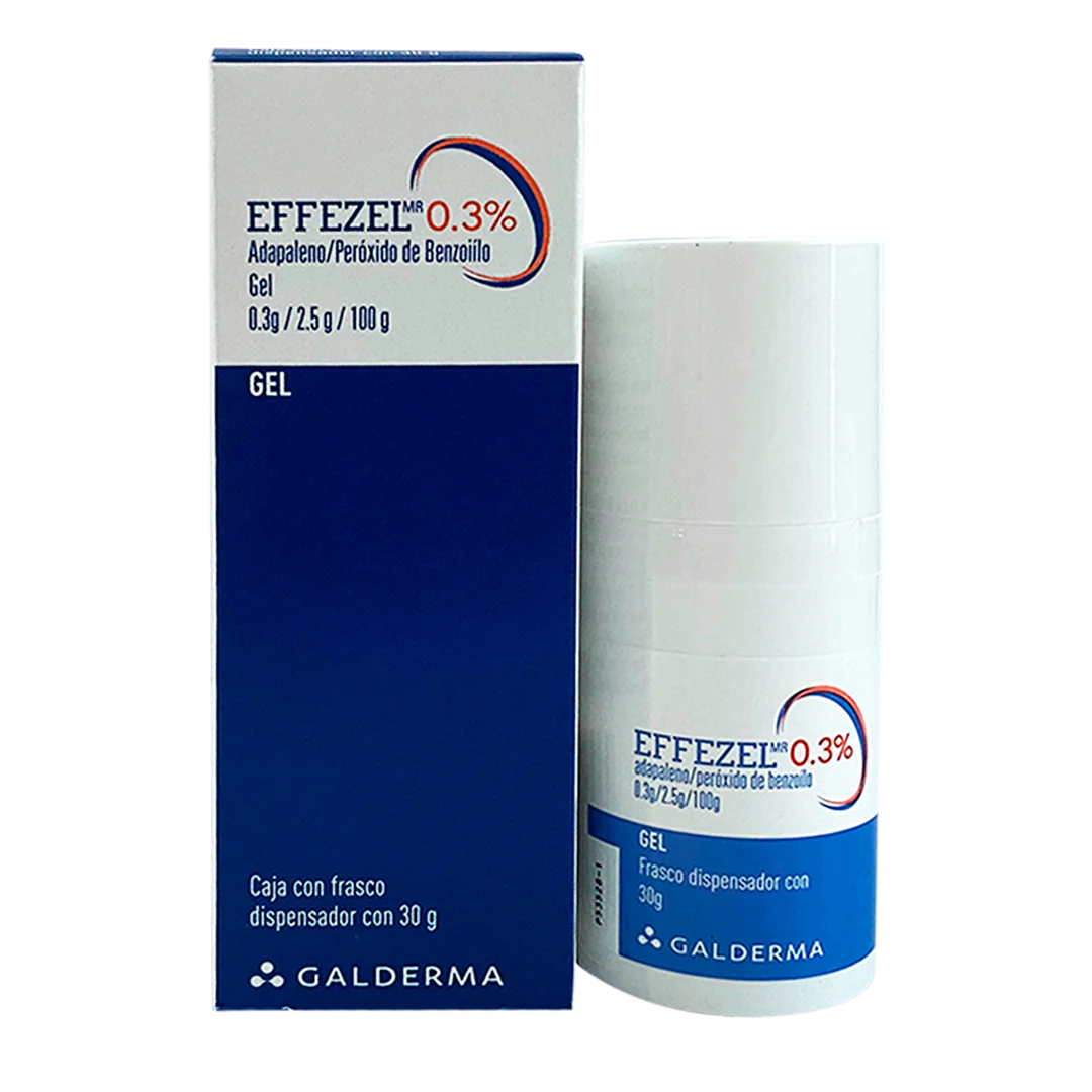 Effezel Gel 0.3% (Adapaleno/Peróxido de Benzoílo) 30g