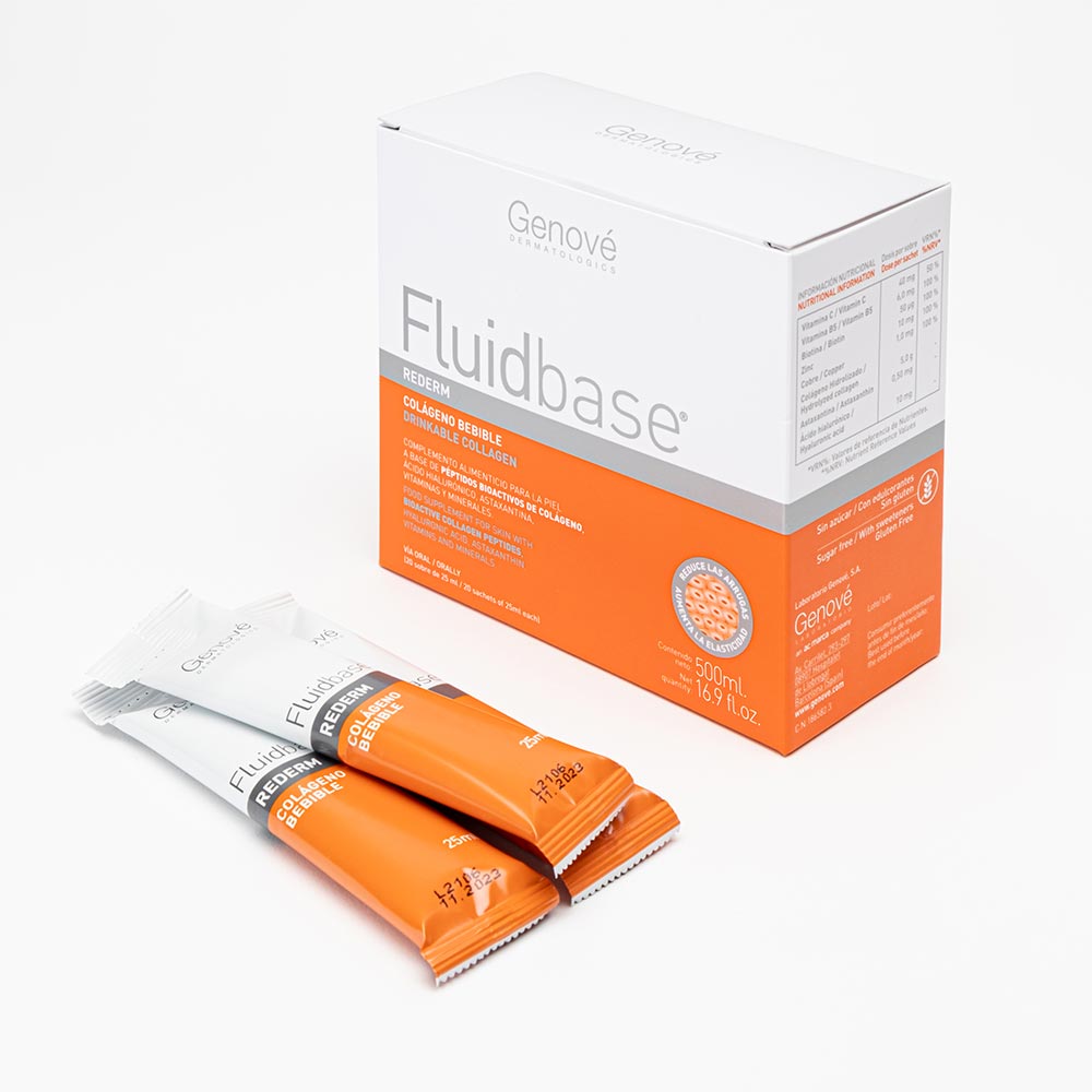 Fluidbase Rederm Colageno Bebible 500ml (20 sobres de 25ml)