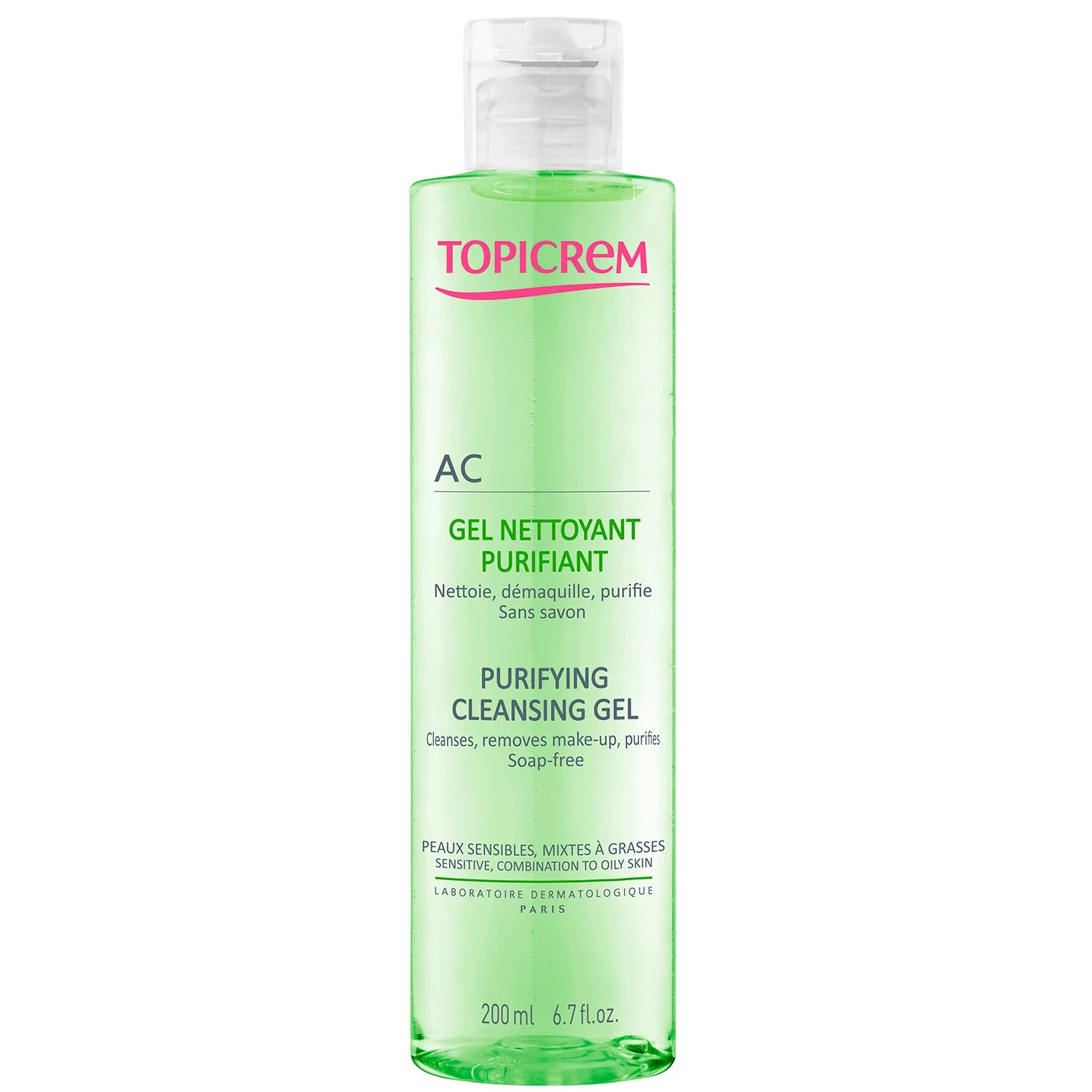 Topicrem AC Gel Limpiador Purificante 200ml