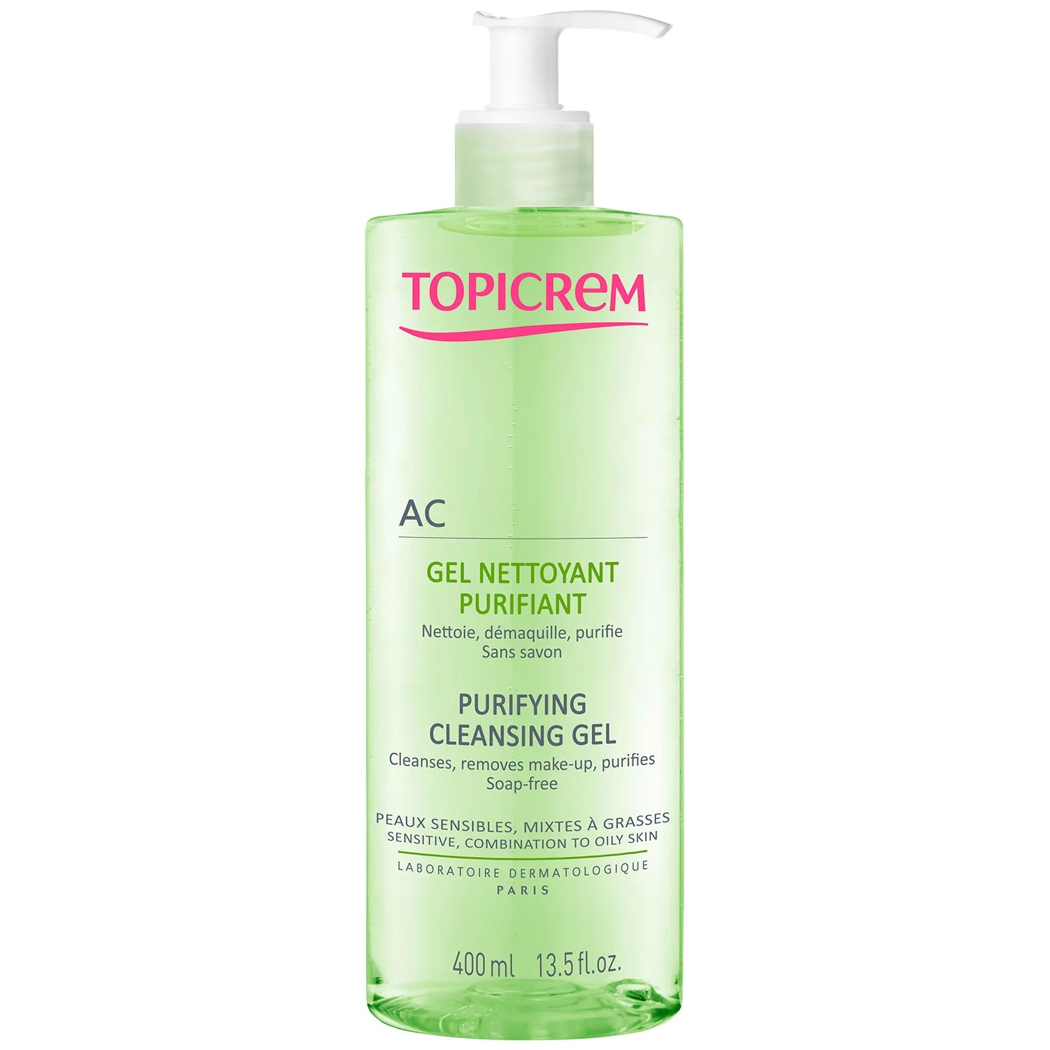 Topicrem AC Gel Limpiador Purificante 400ml