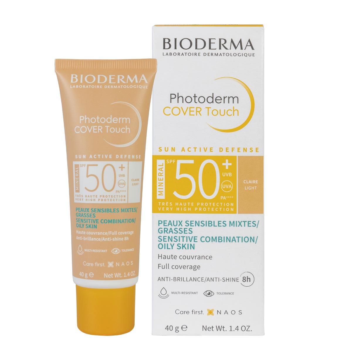 Photoderm Cover Touch SPF50+ Teint Claire 40g