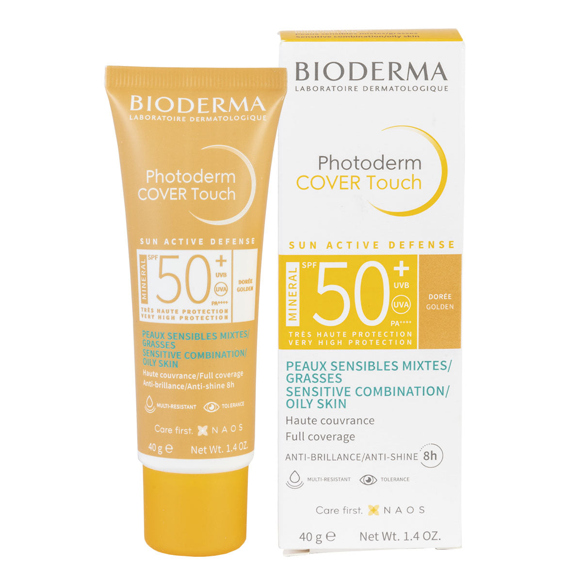 Photoderm Cover Touch SPF50+ Teint Dorée 40g