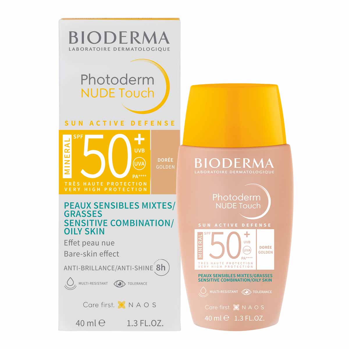 Photoderm Nude Touch Tono Dorado SPF50+ 40ml