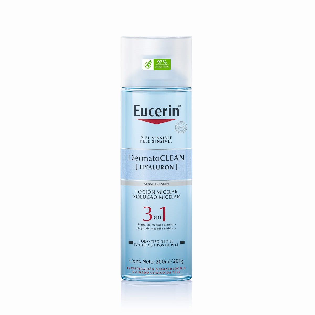 Dermatoclean [Hyaluron] Solución Micelar 3 en 1 200ml